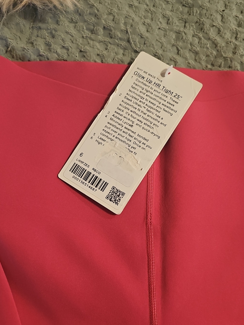 lululemon athletica Glow Up HR Tight 25" Leggings - Rasberry